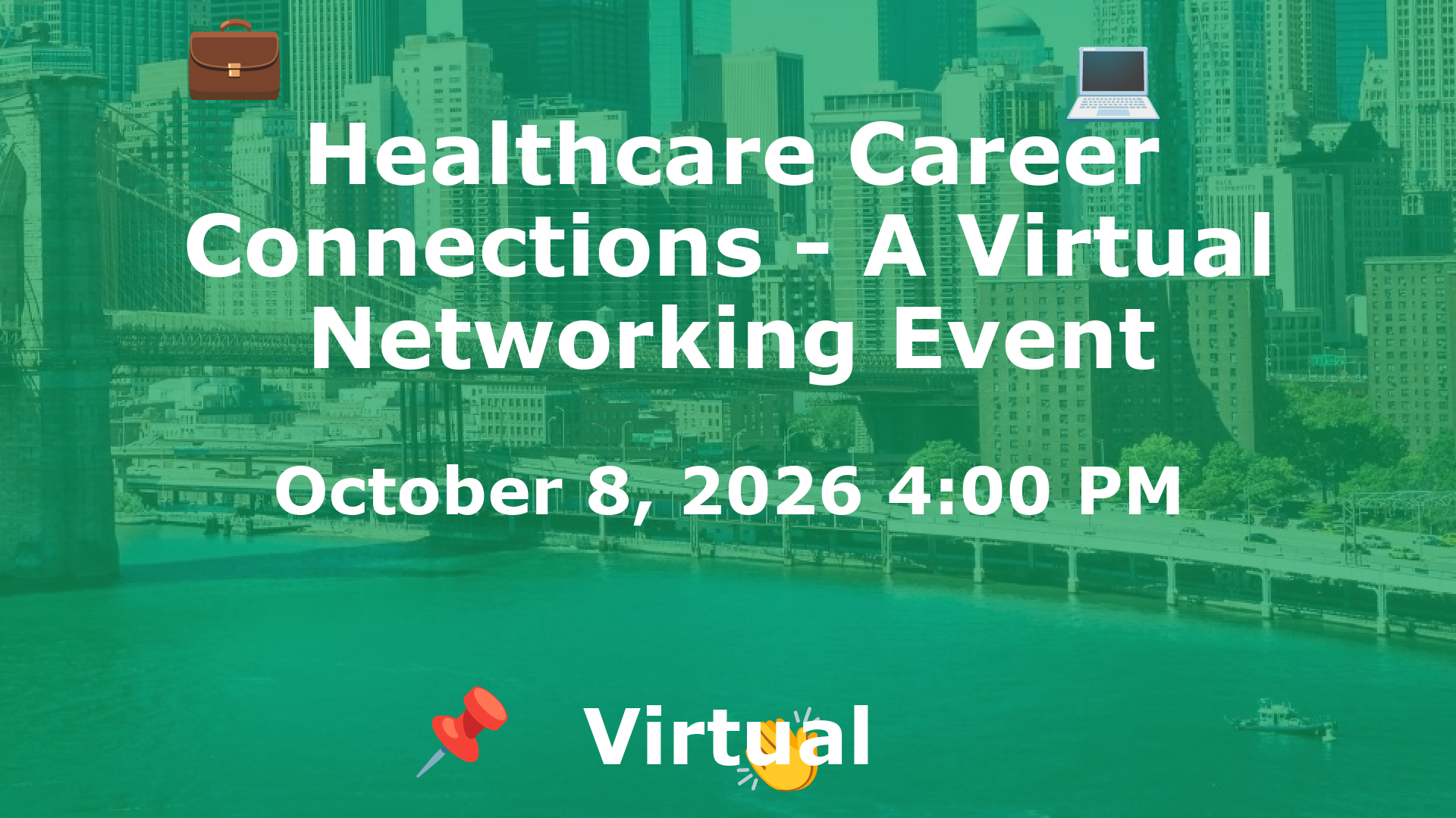 Healthcare Career Connections - A Virtual Networking Event event image